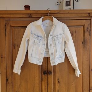 TNA White Denim Jacket